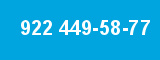 922 449-58-77
